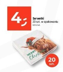 Serwetki 20 szt. w opakowaniu różne wzory promocja w Dealz