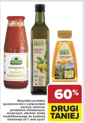 Syrop z agawy BIO Carrefour promocja w Carrefour