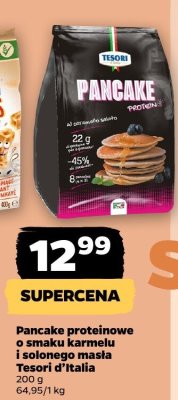 Pancake proteinowe o smaku karmelu i solonego masła  promocja w Netto