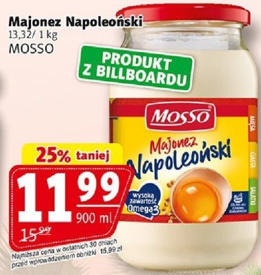 Majonez Napoleoński Mosso promocja w Prim Market
