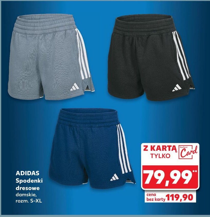 Spodenki dresowe damskie s-xl Adidas promocja