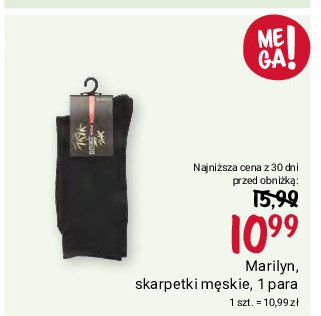 Skarpetki męskie Marilyn promocja