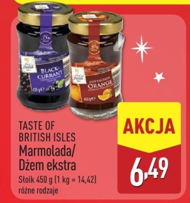Marmolada różne rodzaje promocja w Aldi