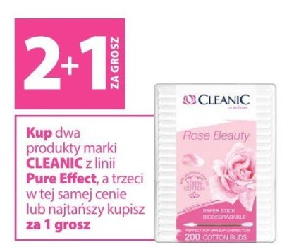 Patyczki kosmetyczne Cleanic Rose Beauty promocja w Hebe