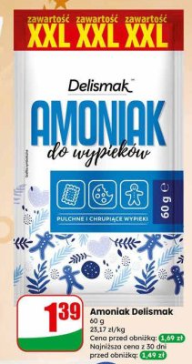 Amoniak do wypieków Delismak promocja w Dino