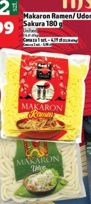 Makaron Ramen/Udon Sakura promocja w TOPAZ