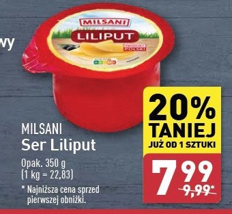 Ser liliput Milsani promocja