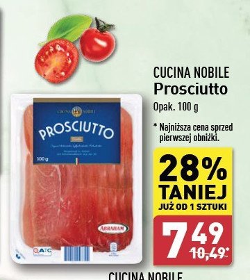 Szynka prosciutto Cucina nobile promocja