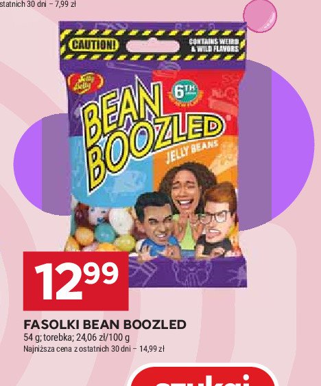 Żelki bean boozled JELLY BELLY promocja