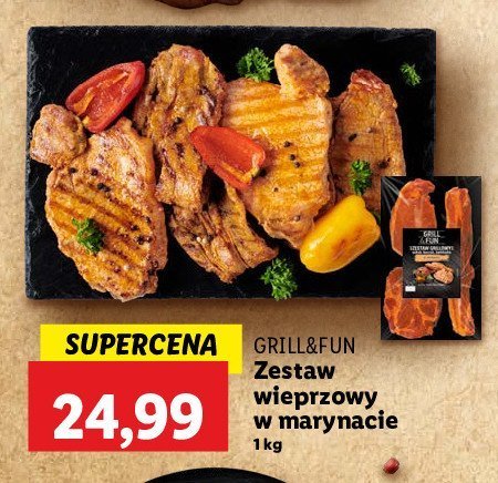Zestaw wieprzowy w marynacie Grill and fun promocja