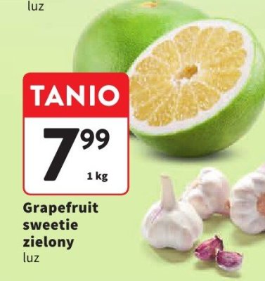 Grapefruit sweetie zielony luz promocja w Intermarche