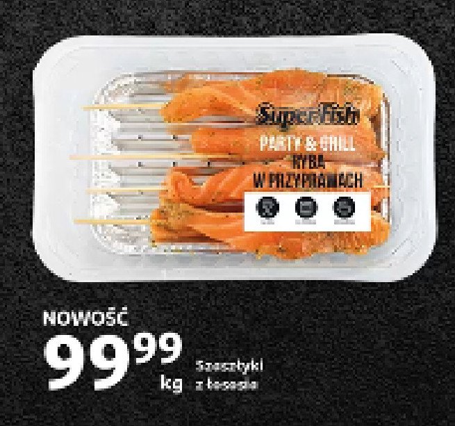 Szaszłyki z łososia Superfish promocja