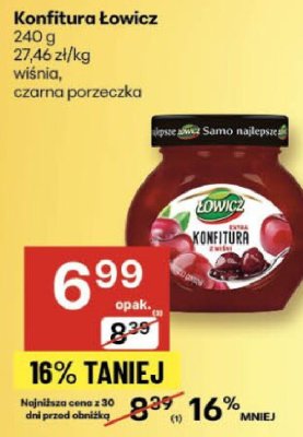 Konfitura Łowicz promocja w Delikatesy Centrum