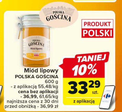 Miód lipowy Polska gościna promocja