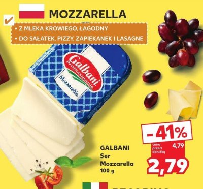 Ser Mozzarella promocja w Kaufland