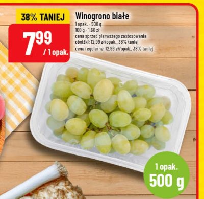 Winogrono białe promocja w POLOmarket
