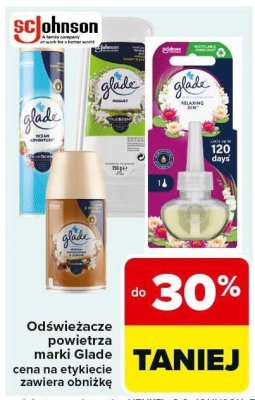 Odświeżacze powietrza marki Glade promocja w Carrefour Market