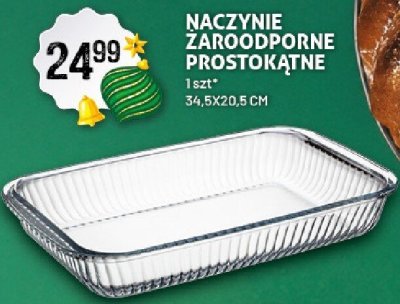 Naczynie żaroodporne prostokątne 34,5x20,5 cm promocja w Arhelan