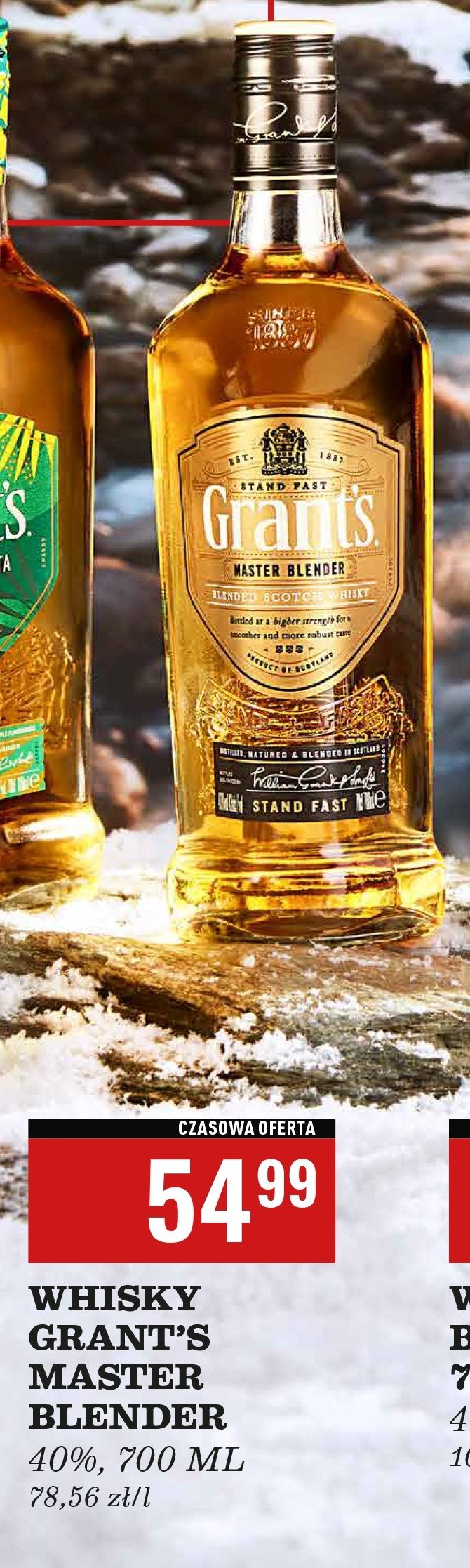 Whisky GRANT'S MASTER BLENDER promocja