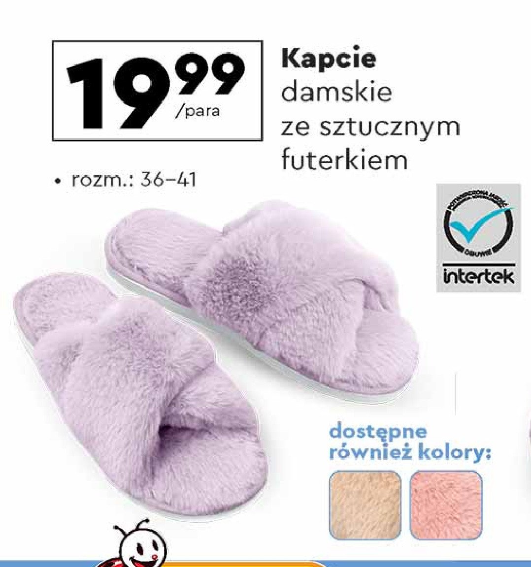 Kapcie damskie z futerkiem 36-41 promocja