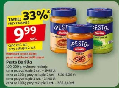 Pesto Barilla promocja w Auchan