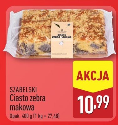 Ciasto zebra makowa  promocja w Aldi