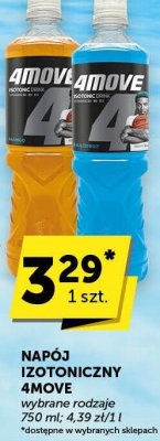 Napój izotoniczny 4Move wybrane rodzaje promocja w Groszek