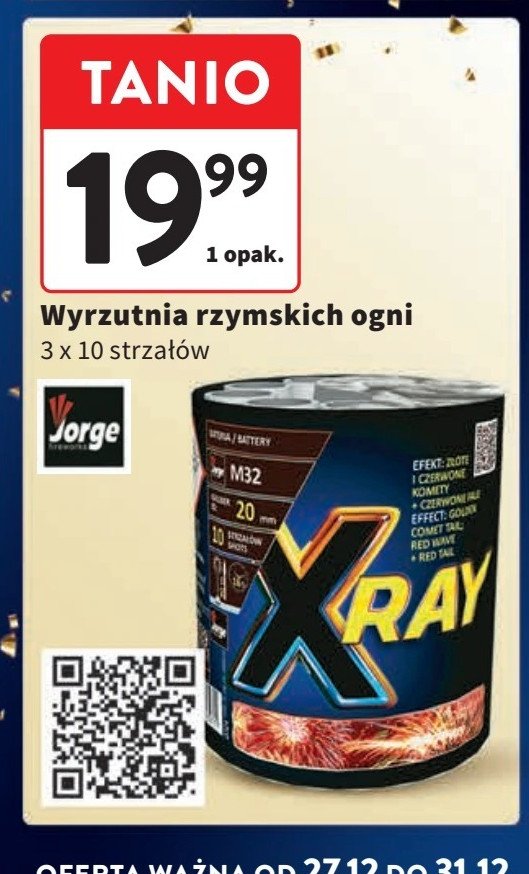 Wyrzutnia xray JORGE promocja w Intermarche