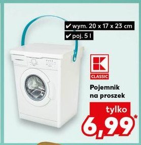 Pojemnik na proszek 5 l K-classic promocja w Kaufland