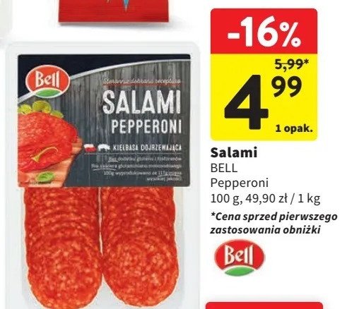 Salami pepperoni Bell polska promocja