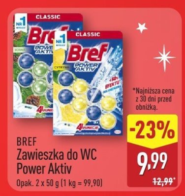 Zawieszka do WC Power Aktiv 2-pak promocja w Aldi
