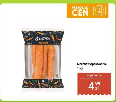 Marchew opakowanie 1 kg promocja w Biedronka