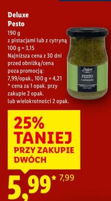 Pesto Deluxe promocja w Lidl