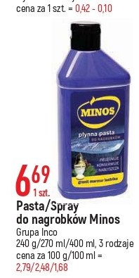 Pasta do nagrobków Minos promocja w Kaufland