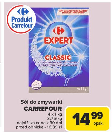 Sól do zmywarki Carrefour expert promocja