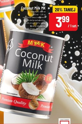 Mleko kokosowe promocja w POLOmarket