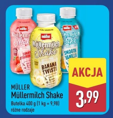 Müllermilch Shake MÜLLER różne rodzaje promocja w Aldi