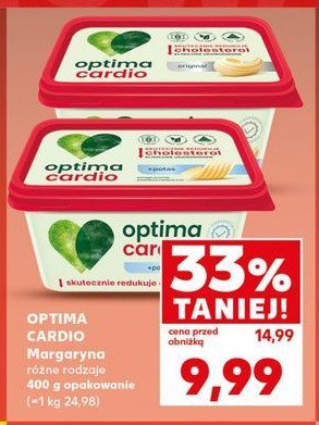 Margaryna Optima cardio Optima kruszwica promocja w Kaufland