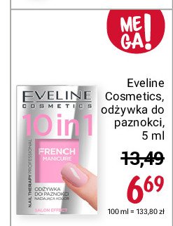 Odżywka do paznokci french manicure 10in1 Eveline nail therapy professional promocja