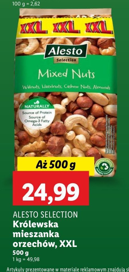 Mieszanka orzechów królewska Alesto promocja