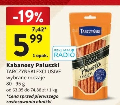 Kabanos drobiowy Tarczyński kabanos exclusive promocja