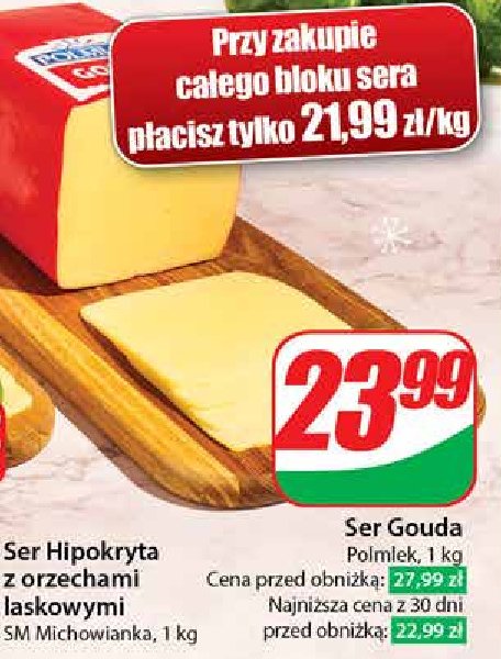 Ser gouda Polmlek promocja