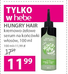 Serum kremowo-żelowe na końcówki włosów Hungry hair superfoods promocja