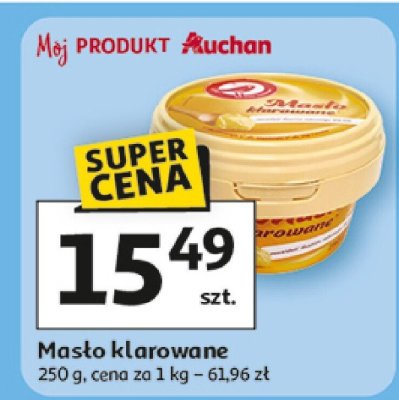 Masło promocja w Auchan