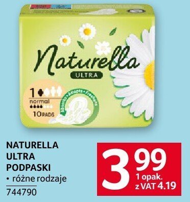 Podpaski Naturella Ultra promocja w Selgros