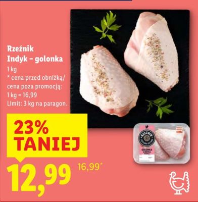 Indyk golonka Rzeźnik promocja w Lidl