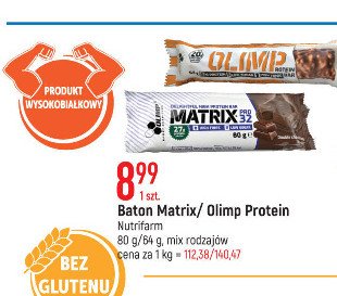 Baton energetyczny podw贸jna czekolada OLIMP SPORT NUTRITION MATRIX promocja