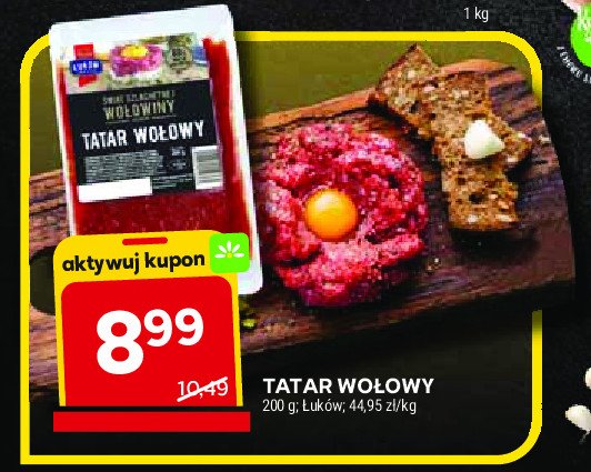 Tatar wołowy Łuków promocja