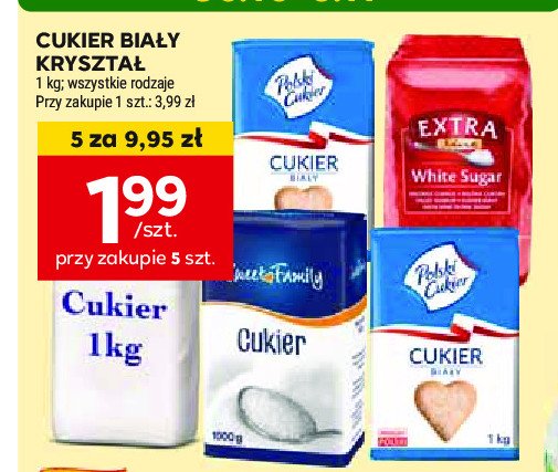 Cukier biały EXTRA LINE MAXIMA promocja w Stokrotka