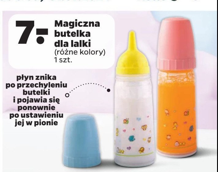 Butelka magiczna dla lalki promocja